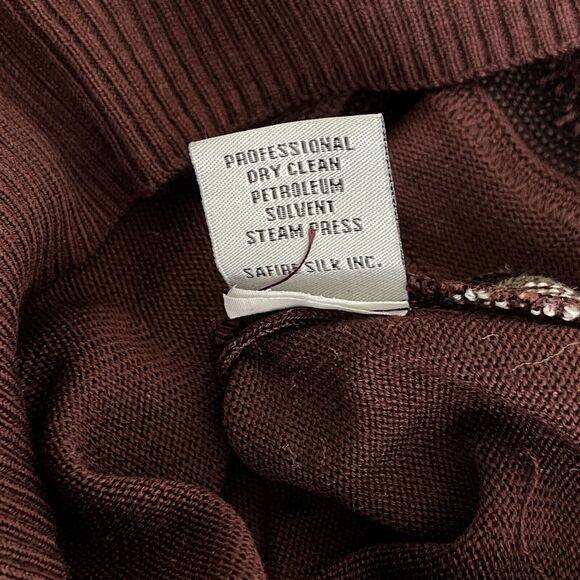 New Stacy Adams Zip Up Mock Neck Cardigan Sweater Men's Size Medium - Picture 6 of 10